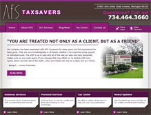 Tablet Screenshot of afstaxsavers.com